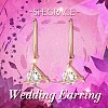 SHEGRACE Brass Dangle Earrings JE722B-1-4