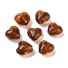 Handmade Silver Foil Glass Beads X-FOIL-R050-12x8mm-13-1