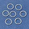 Brass Closed Jump Rings KK-CBA1A60-06B-S-1