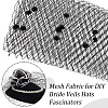 AHADERMAKER 1M Polyester Mesh Fabric AJEW-GA0006-87A-3