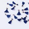 Polycotton(Polyester Cotton) Tassel Pendant Decorations OCOR-S102-06-1