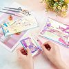 Olycraft 4Pcs 3 Style Laser Iridescent PVC Wallets AJEW-OC0003-48-3