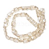 Electroplate Glass Beads Strands EGLA-L045-B-PL03-3