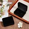 2Pcs Flocking Cufflinks Boxes CON-BBC0001-17-4