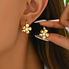 Fashionable Vintage Casual Flower Hoop Earrings for Women AJ0451-1