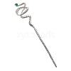 Alloy Rhinestone Hair Sticks X-PW-WG73999-03-1