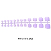 Full Cover Fake Toenails Solid Color Plastic Feet Nails Artificial Toe Nail Tips MRMJ-T078-246J-2