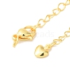 Rack Plating Brass Ends with Chain and Lobster Claw Clasps KK-F873-05G-2