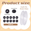 DIY Rondelle Resin Rhinestone Beads Bracelets Making Kits DIY-ME0001-20-2