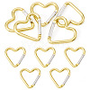 5Pcs Zinc Alloy Spring Gate Rings FIND-TA0009-73J-1