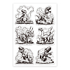 Custom Summer Theme PVC Plastic Clear Stamps DIY-WH0631-0053-8