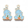 Alloy Enamel Pendants PALLOY-N170-031A-NR-1