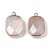 Natural Agate Pendants G-N326-81A-2