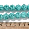 Synthetic Coral Carved Beads Strands CORA-I023-02-4