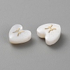 5Pcs Natural White Shell Beads BSHE-TAC0004-02D-2