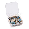 50Pcs 2 Style Alloy Enamel Pendants X1-ENAM-LS0001-10LG-8