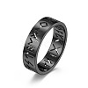 Hollow Word Stainless Steel Finger Rings FIND-PW0020-13E-EB-1