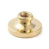 Golden Plated Brass Wax Sealing Stamp Head KK-K363-01G-09-3