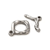 Non-Tarnish 304 Stainless Steel Toggle Clasps STAS-Q324-07P-2