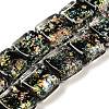 Handmade Dichroic Foil Glass Beads Strands DICH-U001-07H-1