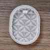 DIY Embossed Flower Pattern Pendant Silicone Molds DIY-G079-01D-2