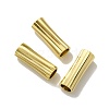 Brass Tube Beads KK-O143-43G-1