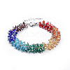 Glass Beads Bracelets BJEW-JB04406-1