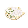 Alloy Enamel Pendants ENAM-147-04B-G-2