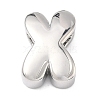 Brass Initial Beads KK-B167-27P-01X-1