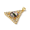 Real 18K Gold Plated Brass Pendants KK-L209-007G-06-2