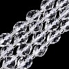 Natural Quartz Crystal Beads Strands G-N342-35-8x6-15-1