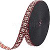 Ethnic Style Polyester Ribbons OCOR-WH0074-30-1