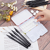 Wooden Mini Paints Brush Set AJEW-PH0001-66-5