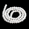 Opaque Solid Color Electroplate Glass Beads Strands EGLA-A039-P4mm-B15-2