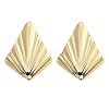 Brass Stud Earrings Findings EJEW-B063-10G-1