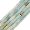 Natural Flower Amazonite Beads Strands G-B091-A08-01-1