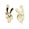 Alloy Enamel Pendants PALLOY-D011-05LG-3