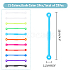 SUPERFINDINGS 22Pcs 11 Colors Silicone Tennis Racquet Dampener AJEW-FH0004-64-2