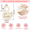 CRASPIRE 1 Set Wooden Baby Closet Divider WOOD-CP0001-10-2