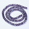 Electroplate Glass Beads Strands EGLA-A034-T2mm-B13-2