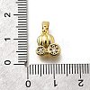 Brass Micro Pave Cubic Zirconia Charms KK-P295-23G-3