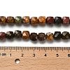 Natural Polychrome Jasper/Red Picasso Jasper Beads Strands G-H078-C19-01-5