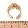 304 Stainless Steel Cable Chain Cuff Ring Components SA-CBA94B1-01G-02-3