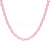 Handmade Opaque Acrylic Cable Chains MACR-CJ0001-07-6