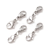 Non-Tarnish 304 Stainless Steel Double Lobster Claw Clasps STAS-E163-57P-D-1