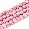 Baking Paint Glass Beads Strands X-DGLA-N016-6mm-02-1