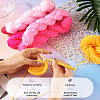 5 Bundles 5 Colors Pink Theme Acrylic Fiber Yarn OCOR-TA0003-18B-5