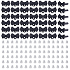 42Pcs Spray Painted Alloy Stud Earring Findings FIND-ME0004-21A-1
