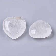 Natural Quartz Crystal Heart Love Stone G-R461-06J