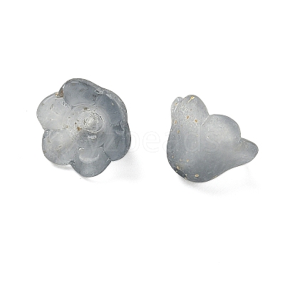 Frosted Glass Bead Cap FGLA-C001-01I-1